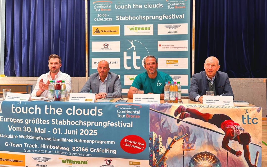 Touch the clouds 2025 – Europe’s largest pole vault competition takes off – Press conference